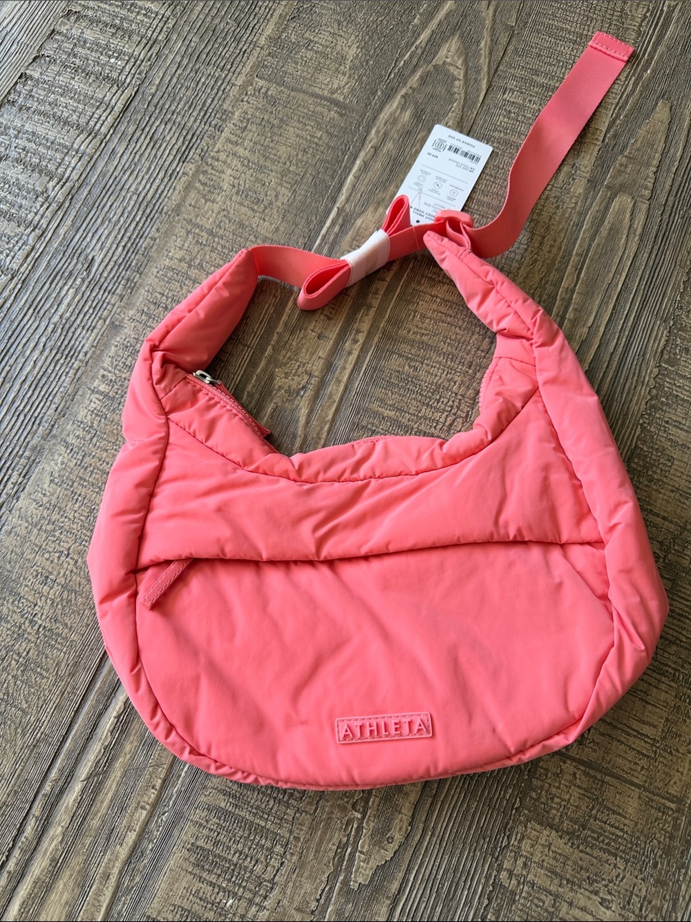 Athleta Coral All About Small  Hobo Crossbody Shoulder Bag
